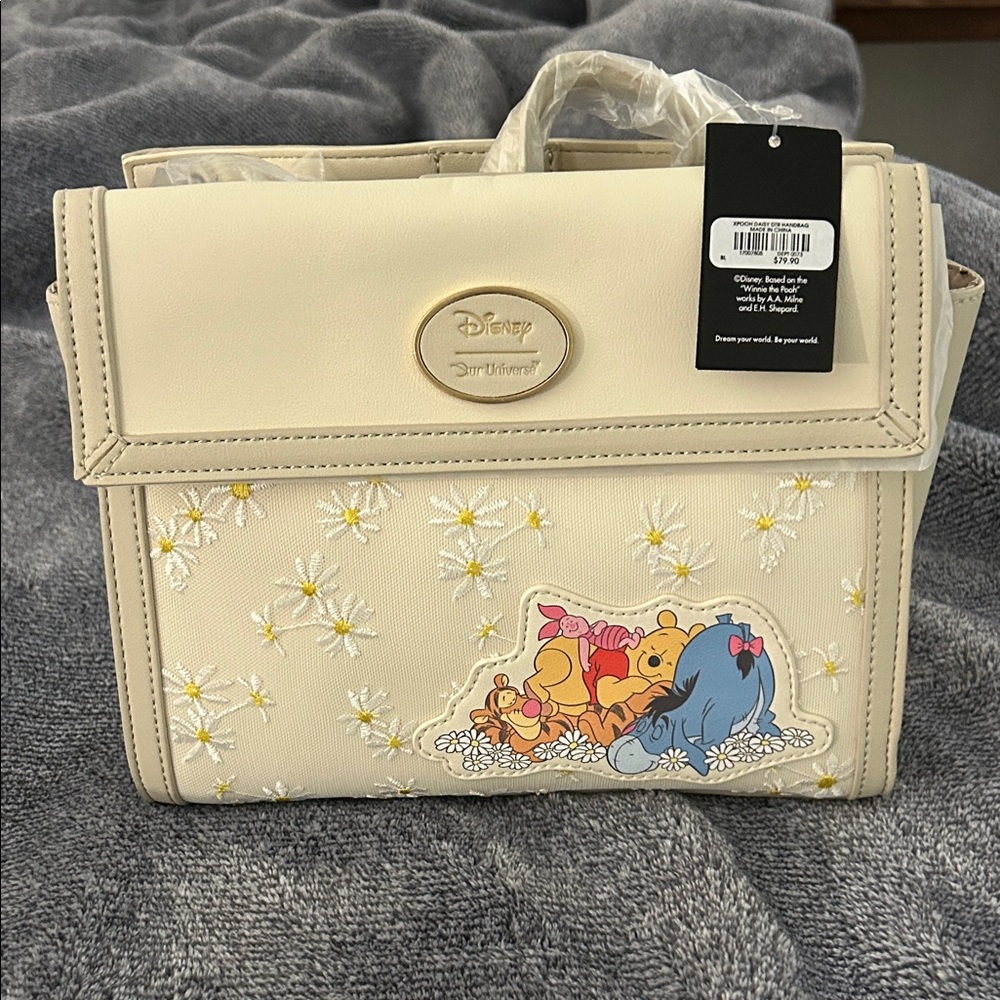 Disney Cream Crossbody Bag with Winnie the Pooh Design